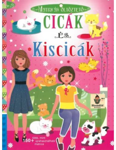 Cicák és Kiscicák - Matricás öltöztető