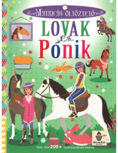 Lovak és Pónik - Matricás öltöztető