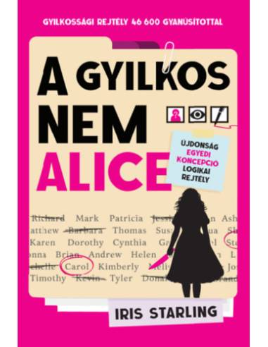 A gyilkos nem Alice - Gyilkossági rejtély 46 600 gyanúsítottal