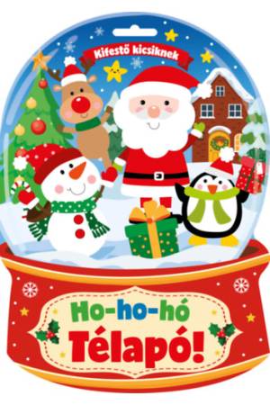 Ho-ho-hó Télapó - kifestő kicsiknek