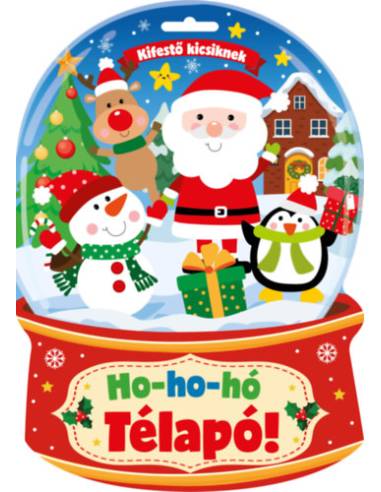 Ho-ho-hó Télapó - kifestő kicsiknek