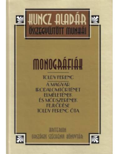 Monográfiák - Toldy Ferenc