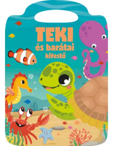 Teki és barátai kifestő