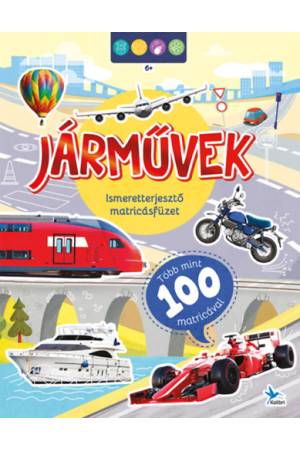 Ismeretterjesztő matricásfüzet - Járművek