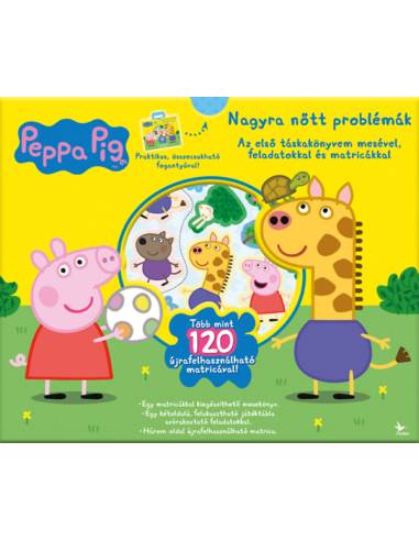 Peppa malac: Nagyra nőtt problémák - Táskakönyv - Az első táskakönyvem mesével, feladatokkal és matricákkal