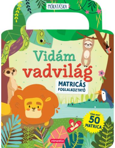 Vidám vadvilág - Matricás foglalkoztató - Több mint 50 matrica