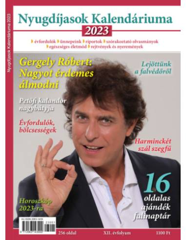Nyugdíjasok kalendáriuma 2023 -