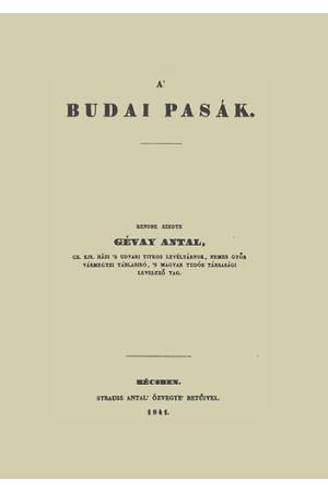 A budai pasák - Gévay Antal