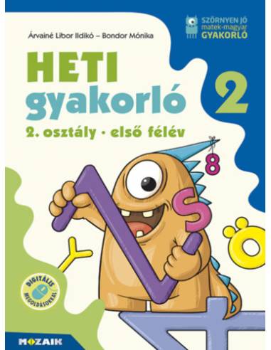 Heti gyakorló 2. osztály  - első félév - Magyar és matek gyakorlófeladatok