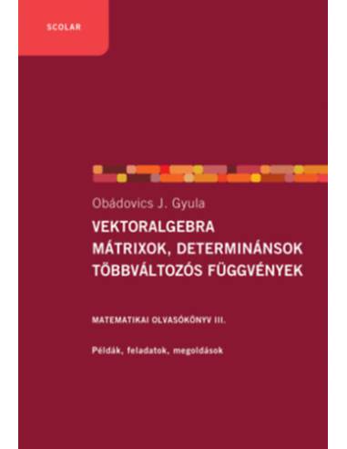 Vektoralgebra; mátrixok, determinánsok;  többváltozós függvények - Matematikai olvasókönyv III. - Példák, feladatok, megoldások