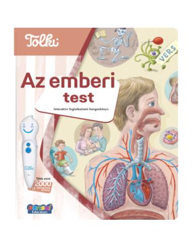 Tolki Hangos könyv - Az emberi test - Interaktív foglalkoztató hangoskönyv