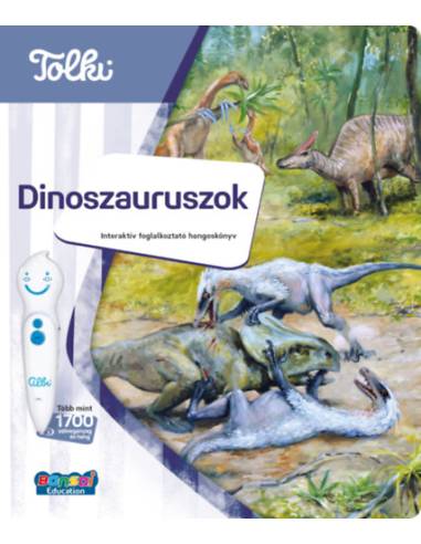 Tolki Hangos könyv - Dinoszauruszok - Interaktív foglalkoztató hangoskönyv