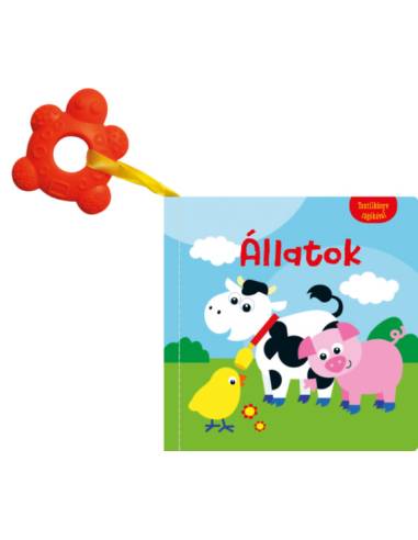 Textilkönyv rágókával - Állatok