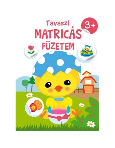 Tavaszi matricás füzetem