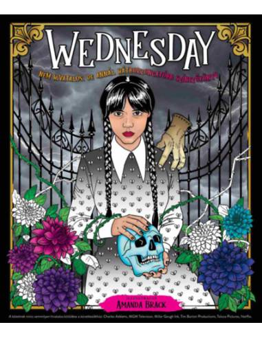 Wednesday - Nem hivatalos, de annál hátborzongatóbb színezőkönyv