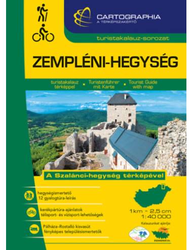 Zempléni-hegység turistakalauz - 1:40000 - 2023 kiadás - A Szalánci-hegység térképével