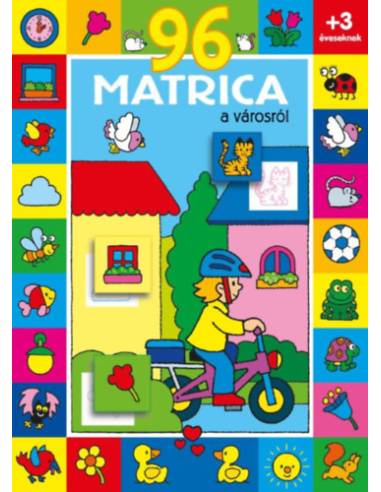 96 matrica a városról -