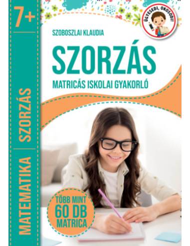 Szorzás - Matricás iskolai gyakorló
