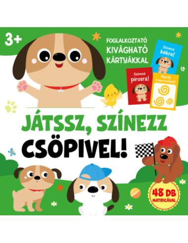 Játssz, színezz Csöpivel! - 48 db matricával - 3 éves kortól