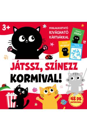 Játssz, színezz Kormival! - 48 db matricával - 3 éves kortól