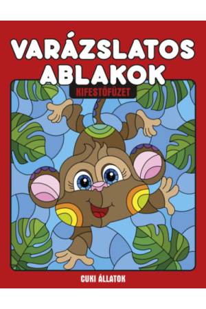 Varázslatos ablakok kifestőfüzet -