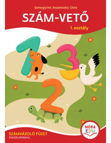 Szám-vető - 1. osztály - Számvázoló füzet pauszlapokkal