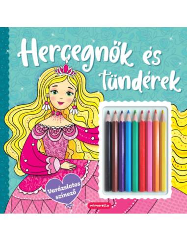 Hercegnők és tündérek - Varázslatos színező
