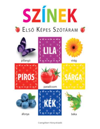 Színek - Első képes szótáram - Szivacskönyv
