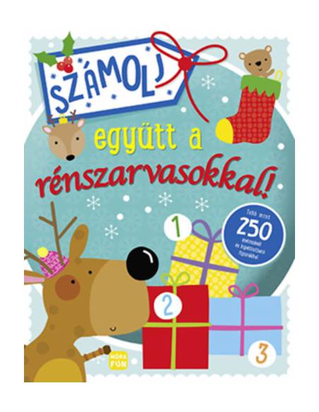 Számolj együtt a rénszarvasokkal! - Több mint 250 matricával és kipattintható figurákkal