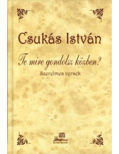 Te mire gondolsz közben? - Szerelmes versek
