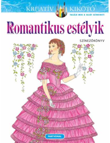 Romantikus estélyik - Színezőkönyv