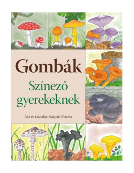 Gombák - Színező gyerekeknek