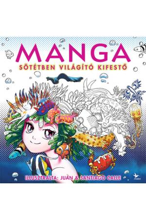 Manga - Sötétben világító kifestő