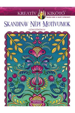 Skandináv népi motívumok - Színezőkönyv