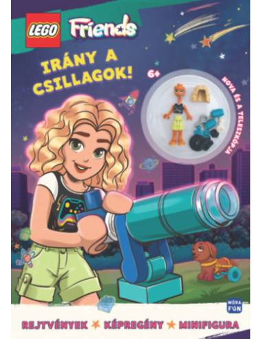 Lego Friends - Irány a csillagok! - Nova és a teleszkópja minifigurával