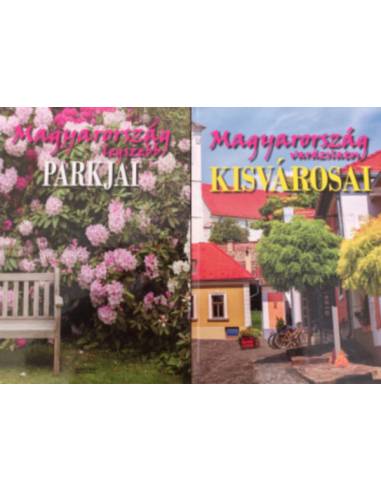 Ajándék albumok  csomag - Magyarország legszebb parkjai - Magyarország varázslatos kisvárosai