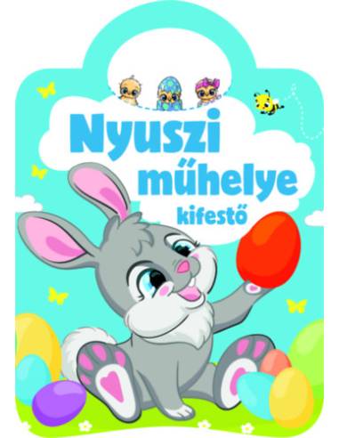 Nyuszi műhelye kifestő