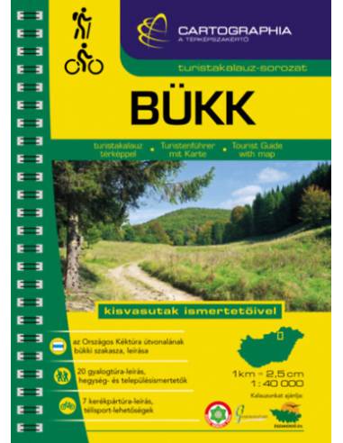 Bükk turistakalauz 1:40 000 - Kisvasutak ismertetőivel