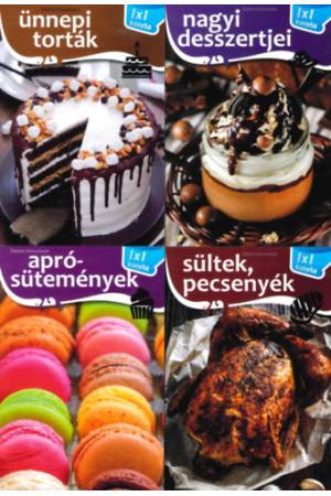 Ínyenccsomag - Aprósütemények+Sültek és pecsenyék+Ünnepi torták+ Nagyi desszertjei