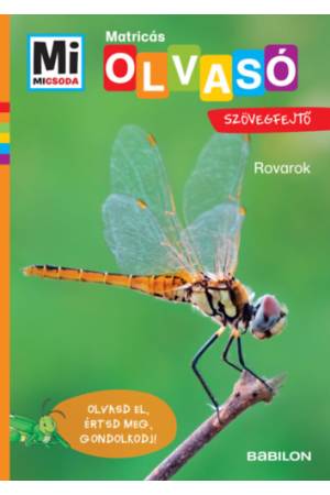 Rovarok - Mi Micsoda Olvasó - Matricás szövegfejtő - Olvasd el, értsd meg, gondolkodj!