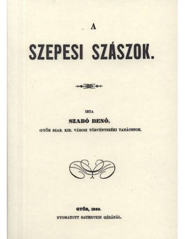 A szepesi szászok - Szabó Benő