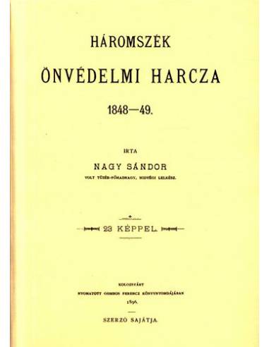 Háromszék önvédelmi harcza - 1848-49