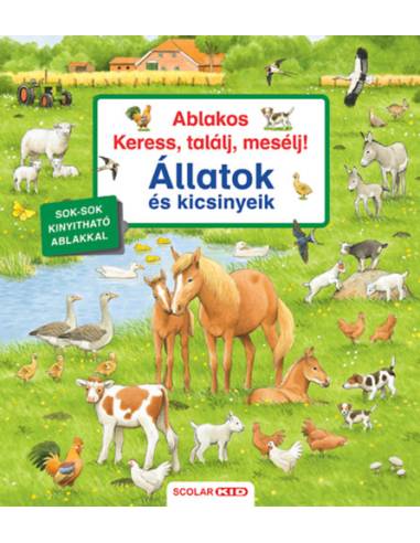 Ablakos Keress, találj, mesélj! - Állatok és kicsinyeik