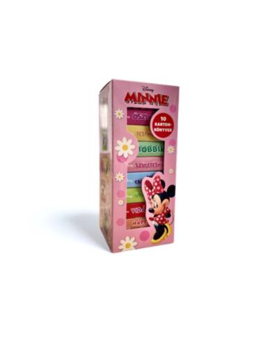 Disney Minnie - 10 kartonkönyv - 10 db lapozó díszdobozban
