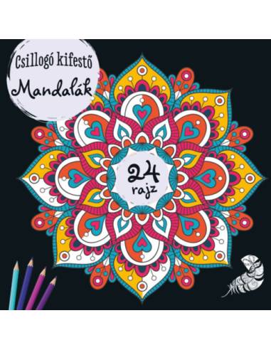 Csillogó kifestő - Mandalák -