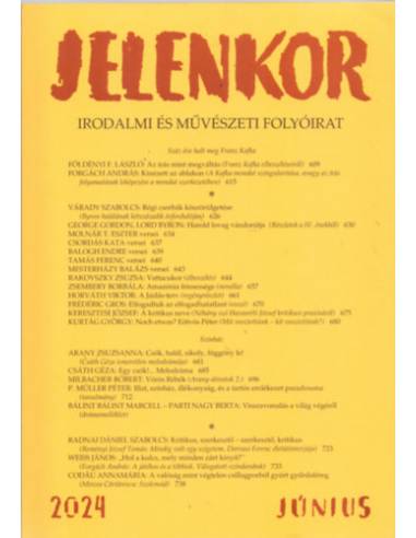 Jelenkor - Irodalmi és művészeti folyóirat - 2024. június -