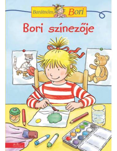 Bori színezője - Barátnőm, Bori foglalkoztató