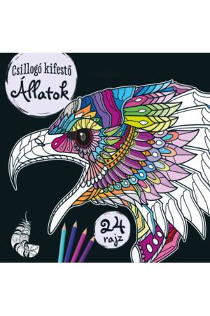 Csillogó kifestő - Állatok -
