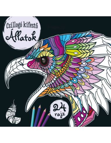 Csillogó kifestő - Állatok -