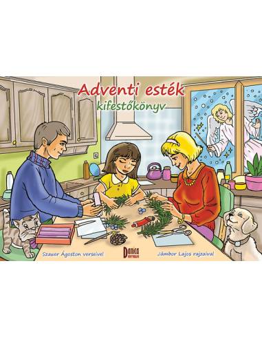 Adventi esték kifestőkönyv - Szauer Ágoston verseivel